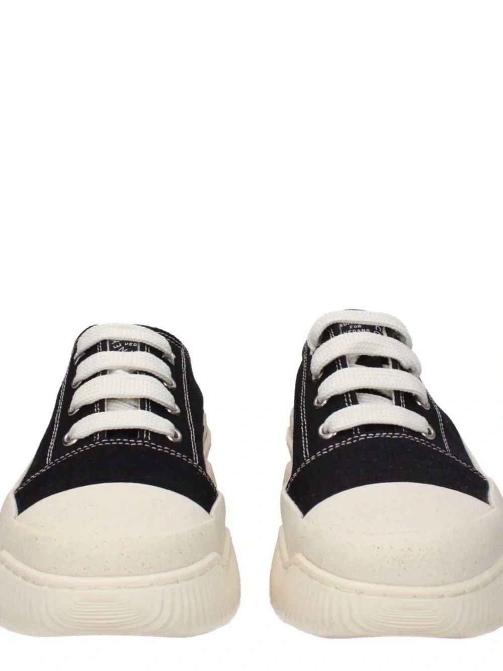 Stella McCartney Loop Platform Sneakers EU 37 Black White Vegan Made in Spain
